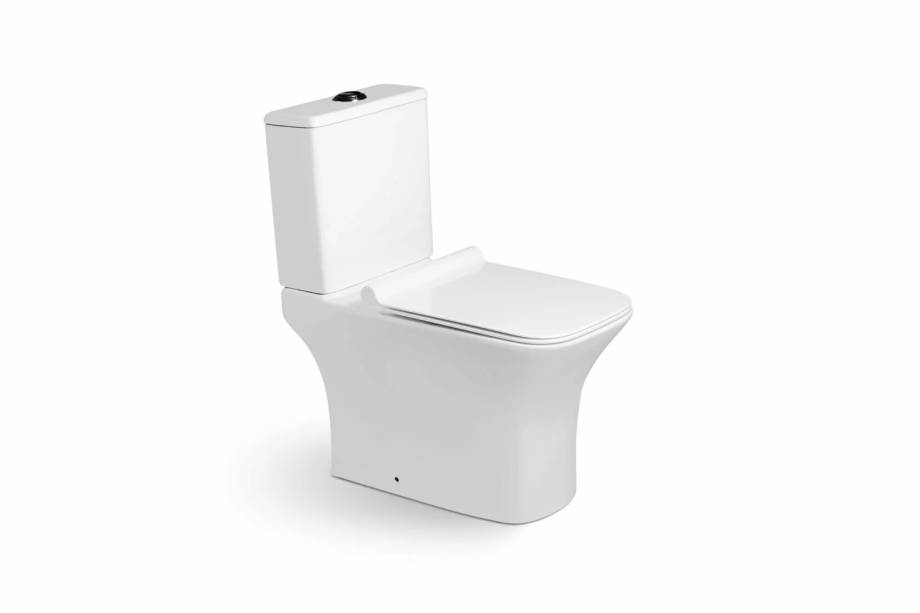Унитаз-компакт SantiLine SL-5023 безободковый (белый)