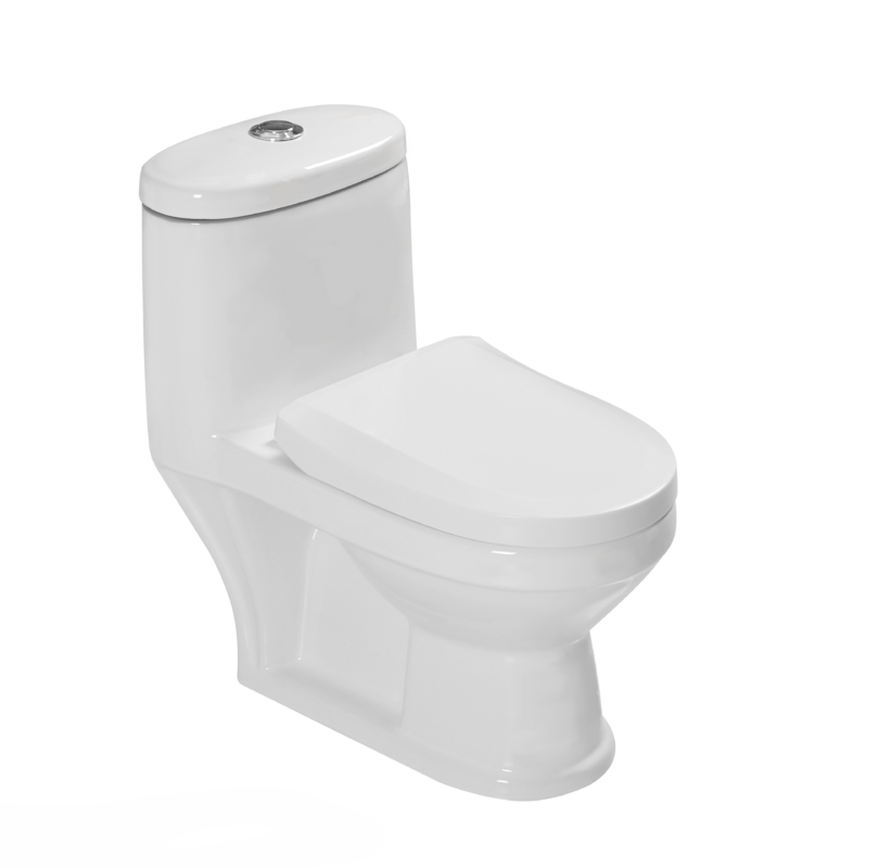 Напольный унитаз SantiLine SL-5015W безободковый (белый)