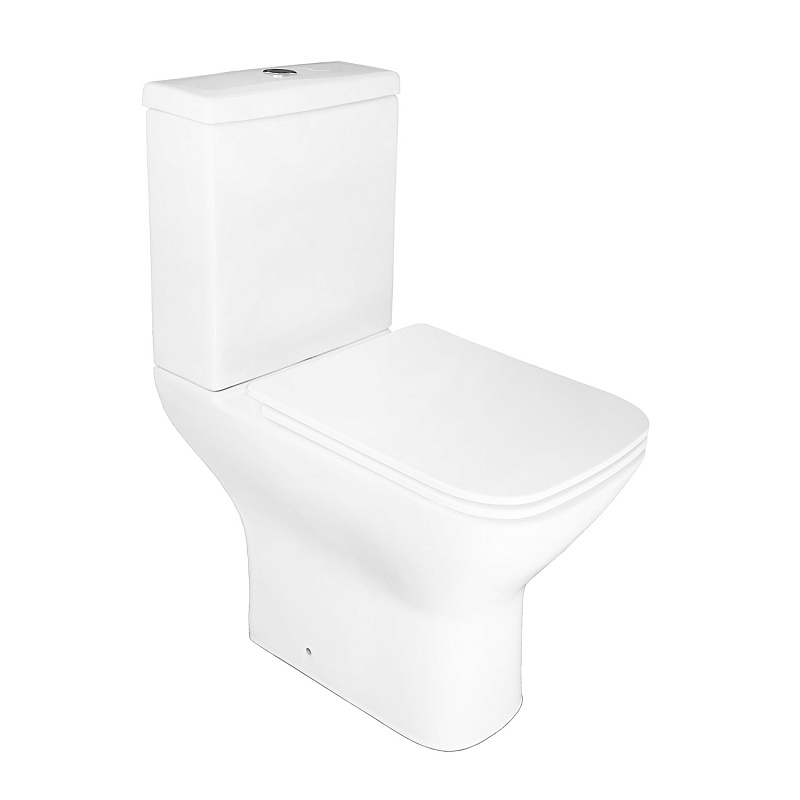 Унитаз-компакт Azario Iris AZ-8353 безободковый (белый)