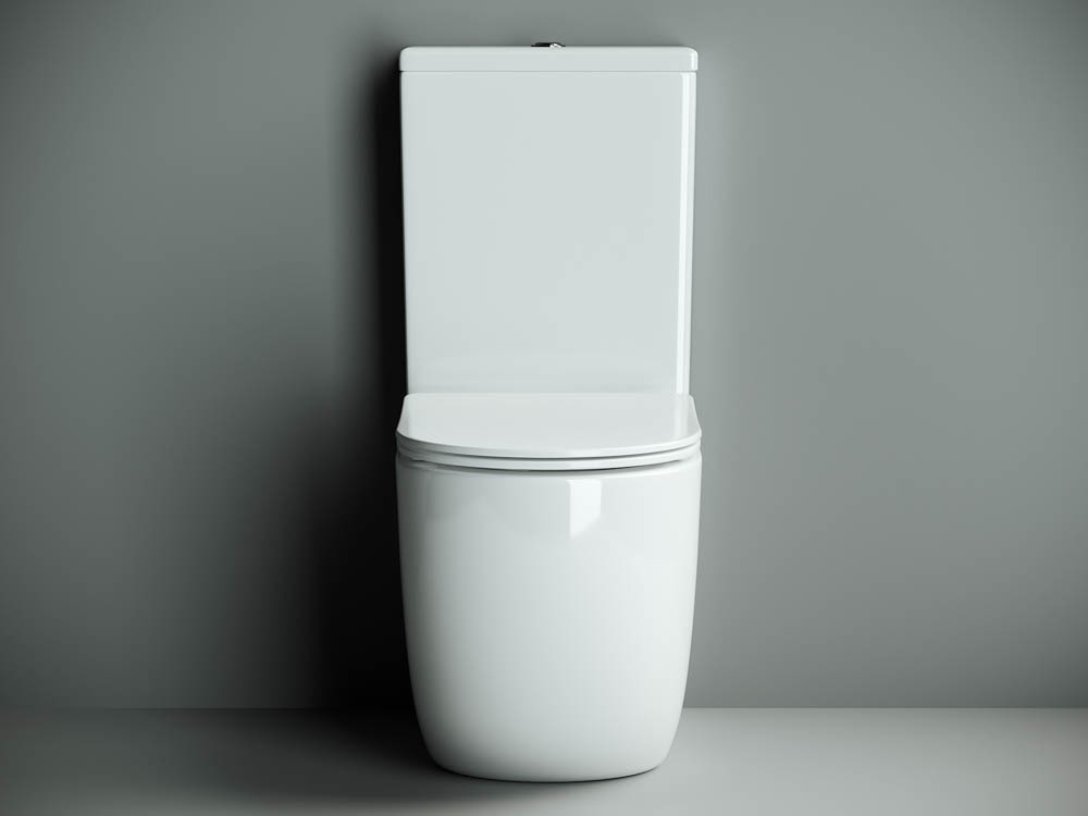 Унитаз компакт Ceramica Nova Metropol CN4001 безободковый (белый)