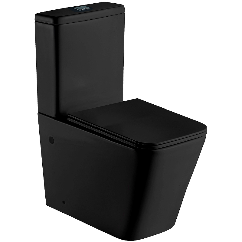 Унитаз-компакт WeltWasser Gelbach 001 MT-BL 10000005776 безободковый (черный матовый)