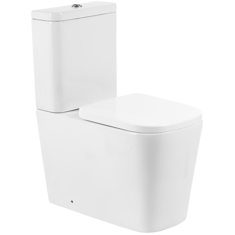 Напольный унитаз BelBagno ALBANO BB120CPR безободковый (белый) чаша