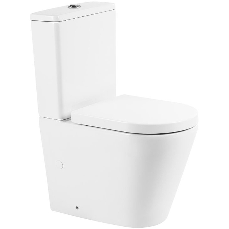 Напольный унитаз BelBagno FLAY-R BB2149CPR безободковый (белый) чаша
