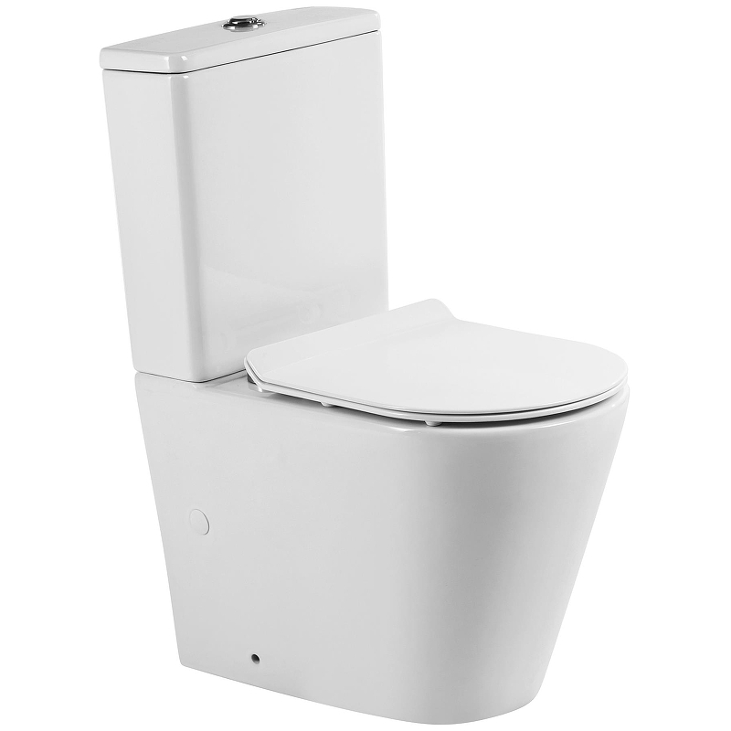 Напольный унитаз BelBagno FLAY-TOR BB2149CP-TOR безободковый (белый) чаша