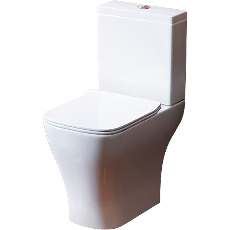 Унитаз-компакт Damixa Titan DX78C8600SC безободковый (белый)