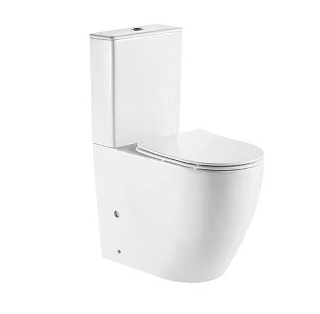 Унитаз-компакт CeramaLux 1289A безободковый (белый)