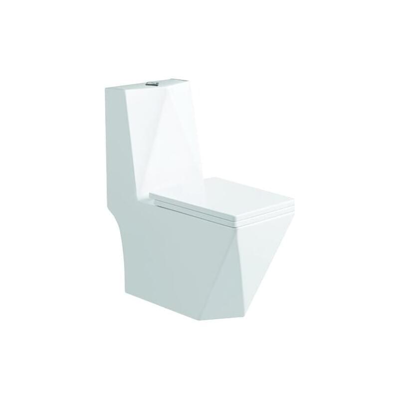 Унитаз-компакт SantiLine SL-5013 безободковый (белый)