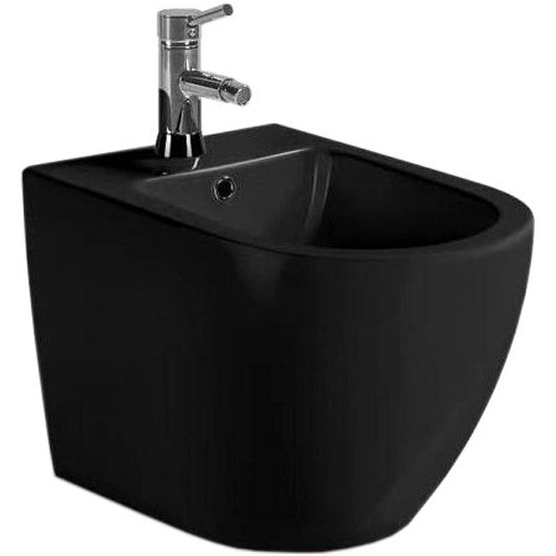 Биде подвесное SantiLine SL-5058MB (черный матовый)