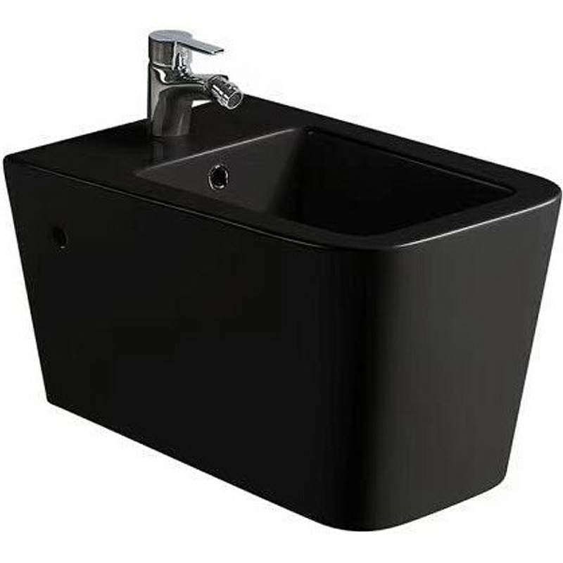 Биде подвесное SantiLine SL-5054MB (черный матовый)