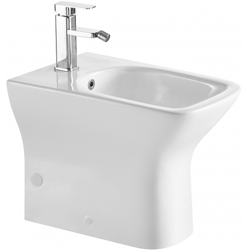Биде напольное Aquanet Cube-B CL-12248F (белый)
