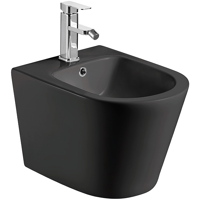 Биде подвесное AQUAme AQM2101MB (чёрный матовый)