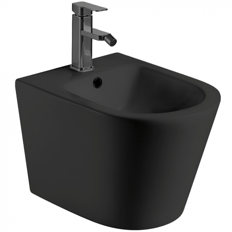 Биде подвесное WeltWasser Salzbach 005 MT-BL 10000003771 (черный матовый)
