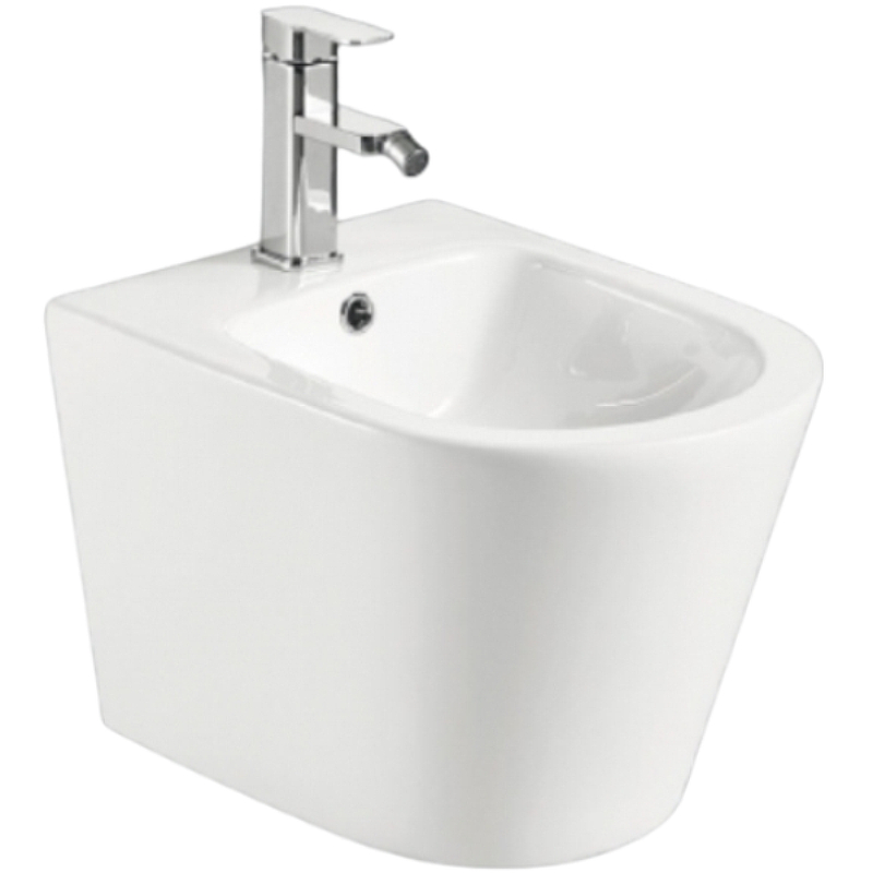 Биде подвесное BelBagno  FLAY-R BB053BH (белый)