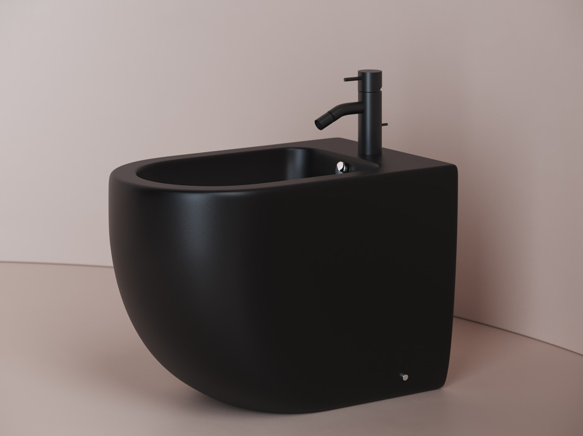 Биде напольное Ceramica Nova Metropol CN4005MB (чёрный матовый)