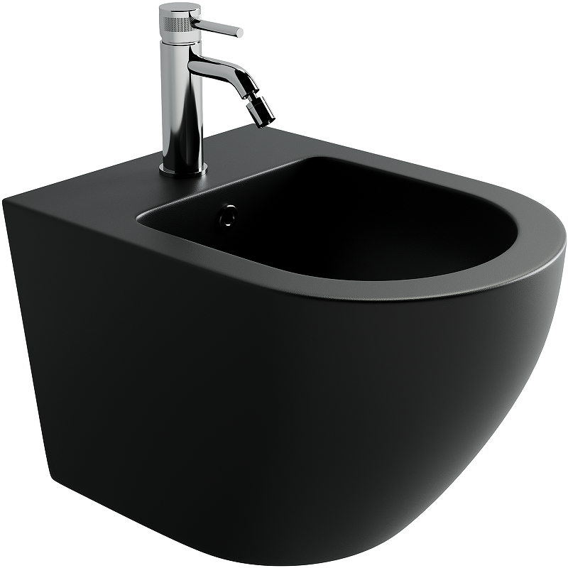 Биде подвесное Ceramica Nova Uno CN11002MB (чёрный матовый)
