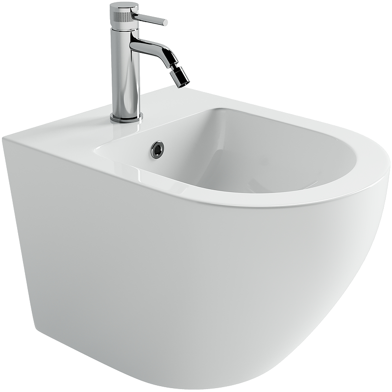 Биде подвесное Ceramica Nova Uno CN11002 (белый)