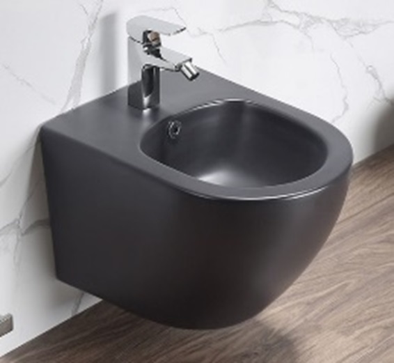 Биде подвесное CeramaLux 2342BDMDH (серый матовый)