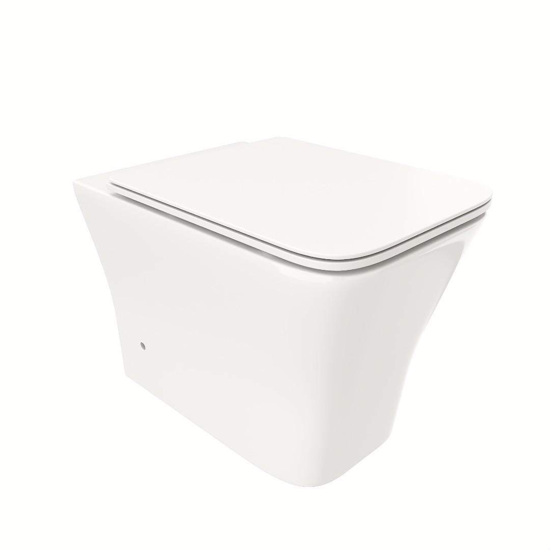 Приставной унитаз Cerutti SPA Marmolada F CT8906 безободковый (белый)