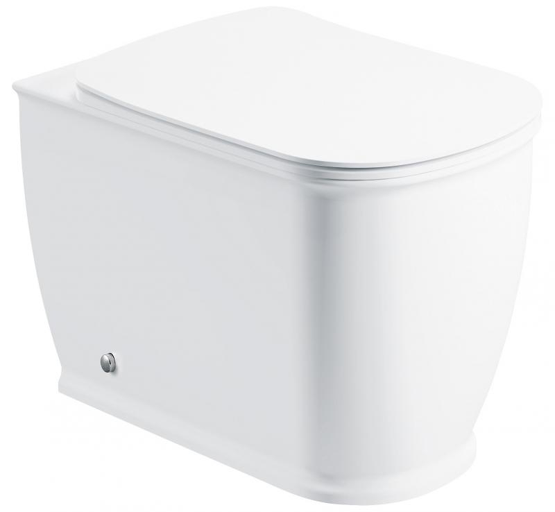 Унитаз приставной Belbagno PRADO BB10150CB безободковый (белый)