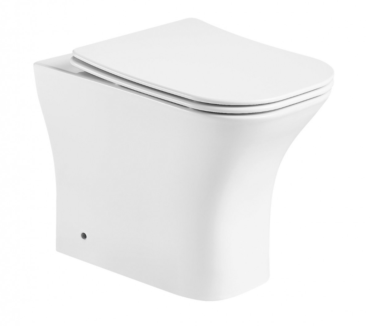 Приставной унитаз Cerutti SPA VETTORE F CT7841 безободковый (белый)