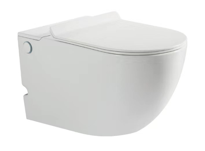 Приставной унитаз SantiLine SL-5030 безободковый (белый)