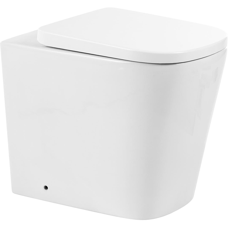 Унитаз приставной BelBagno ALBANO BB120CBR безободковый (белый)