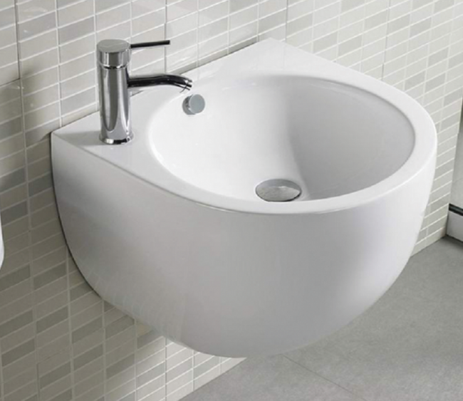 Раковина подвесная CeramaLux 500F 490*470 мм (белый)