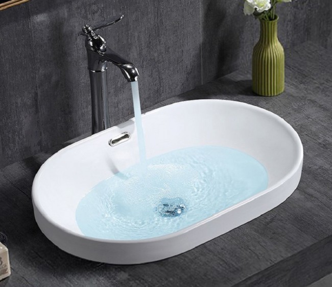 Раковина подвесная CeramaLux 5006C 600*390 мм (белый)