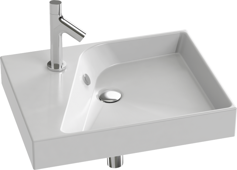 Раковина подвесная Jacob Delafon Rythmik EXQ112-00 600*460 мм (белый)
