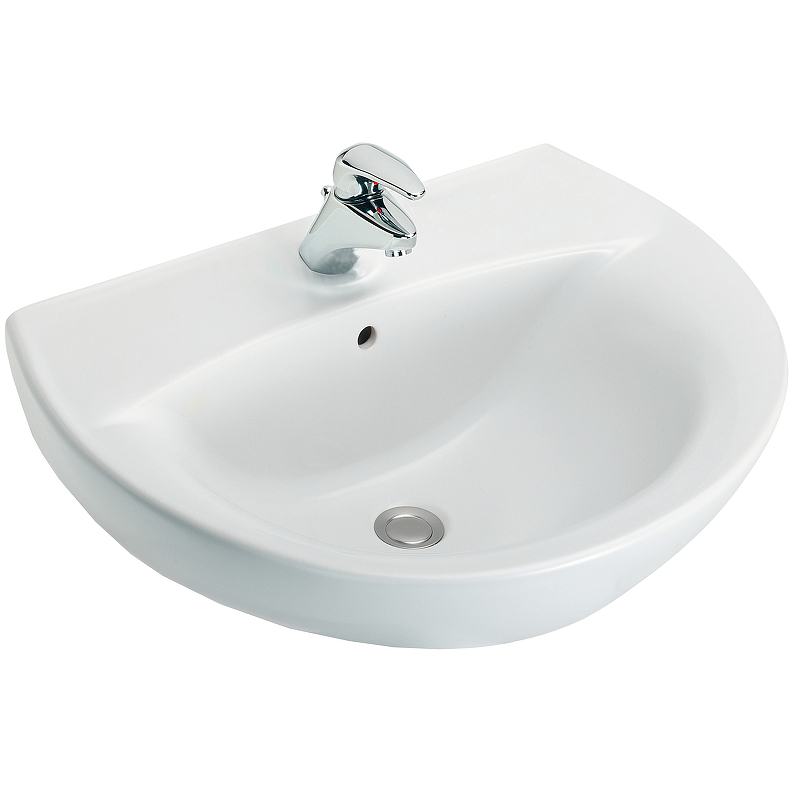 Раковина подвесная JacobDelafon Patio E1998G-00 650*525 мм (белый)