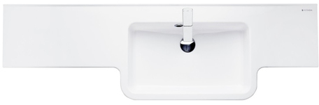 Раковина подвесная Aquaton Hotel B R 1400*405 мм (белый)