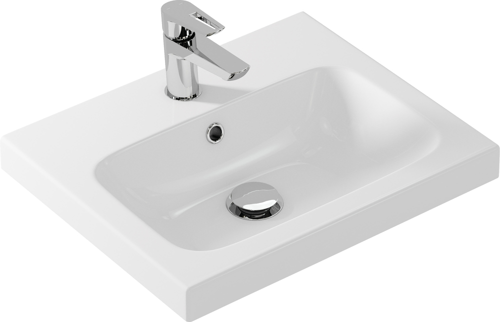 Раковина подвесная Cersanit Colour 50 S-UM-COL50/1-w 505*405 мм (белый)