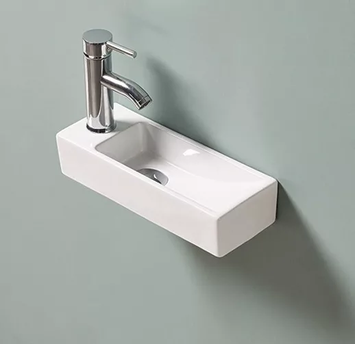 Раковина подвесная Gid 61128R N9271R 380*145 мм (белый)