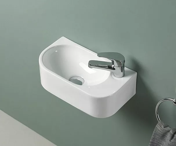 Раковина подвесная Gid 61129L N9274L 400*215 мм (белый)