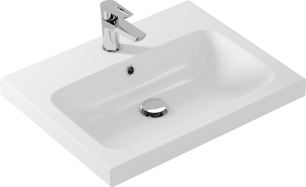 Раковина подвесная Cersanit Colour 60 S-UM-COL60/1-w 605*450 мм (белый)
