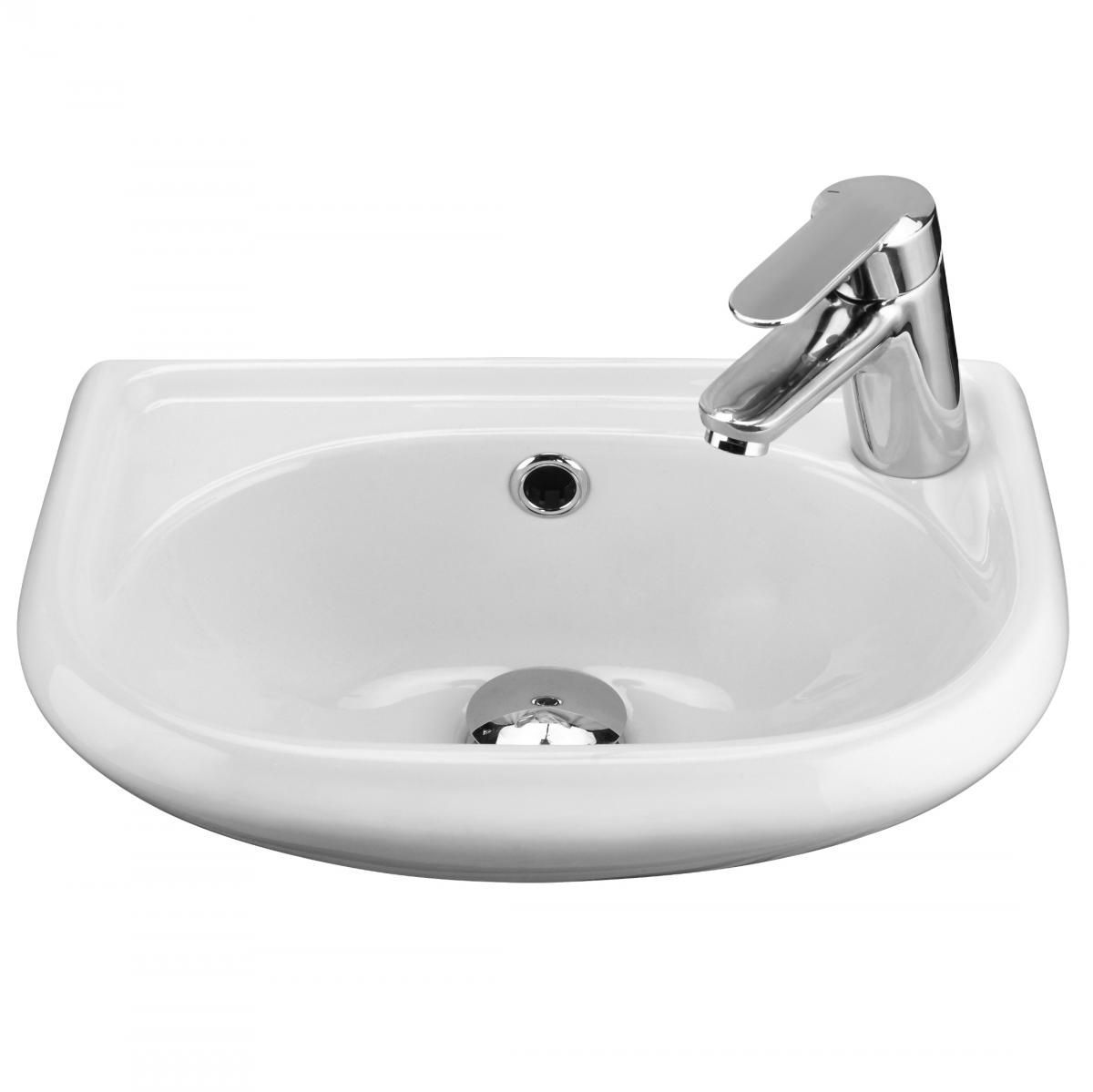 Раковина подвесная Santek Бриз R 1WH110445 385*265 мм (белый)