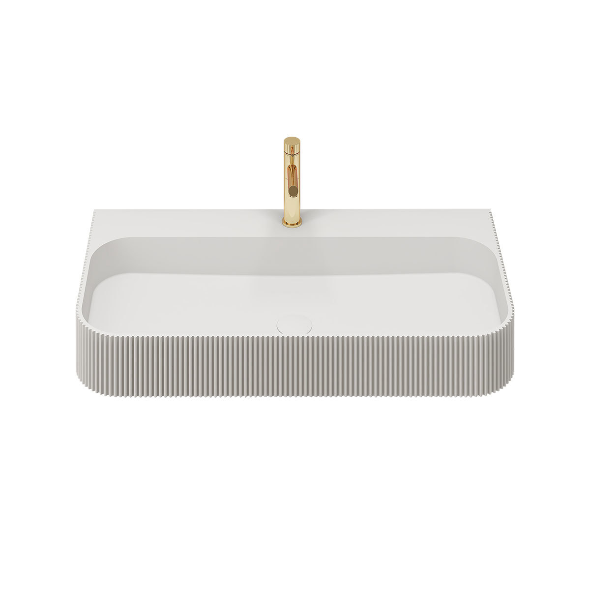 Раковина подвесная Vincea Solid Surface VWB-6SG90MW 900*460 мм (белый матовый)