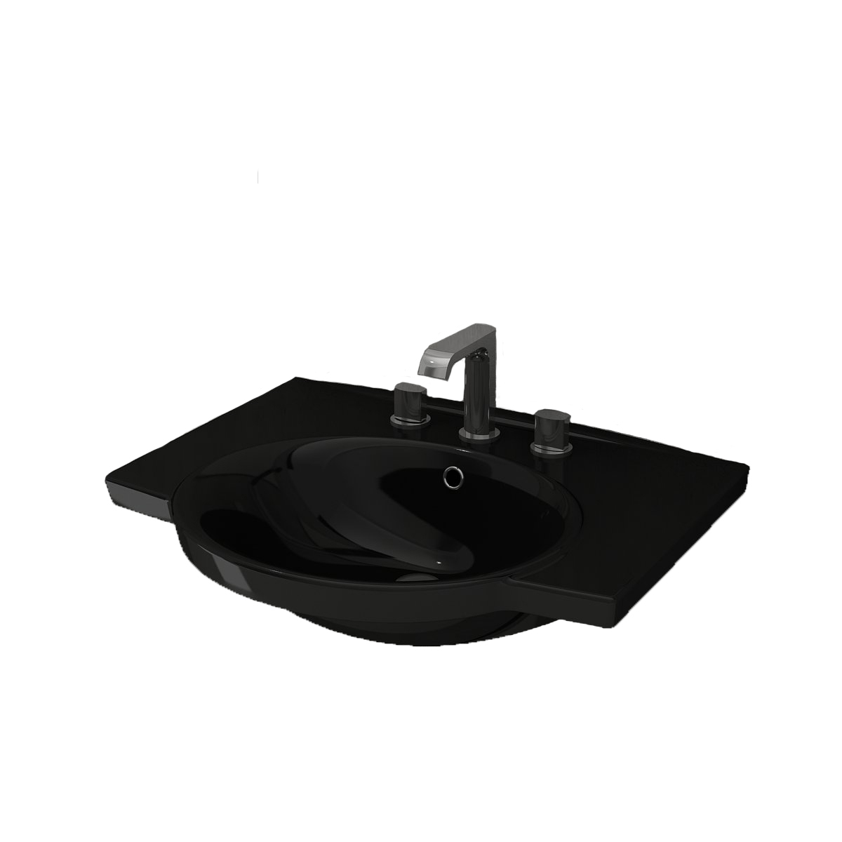 Раковина подвесная Bocchi Verona Lavabo 1043-005-0126 655*535 мм (черный)
