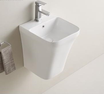 Раковина-моноблок подвесная CeramaLux 500P 365*400 мм (белый)