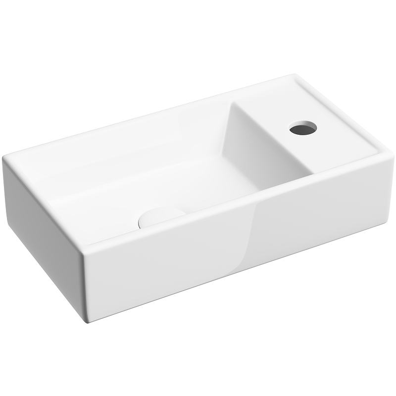 Раковина подвесная Ceramica Nova Element CN6051L 407*217 мм (белый)