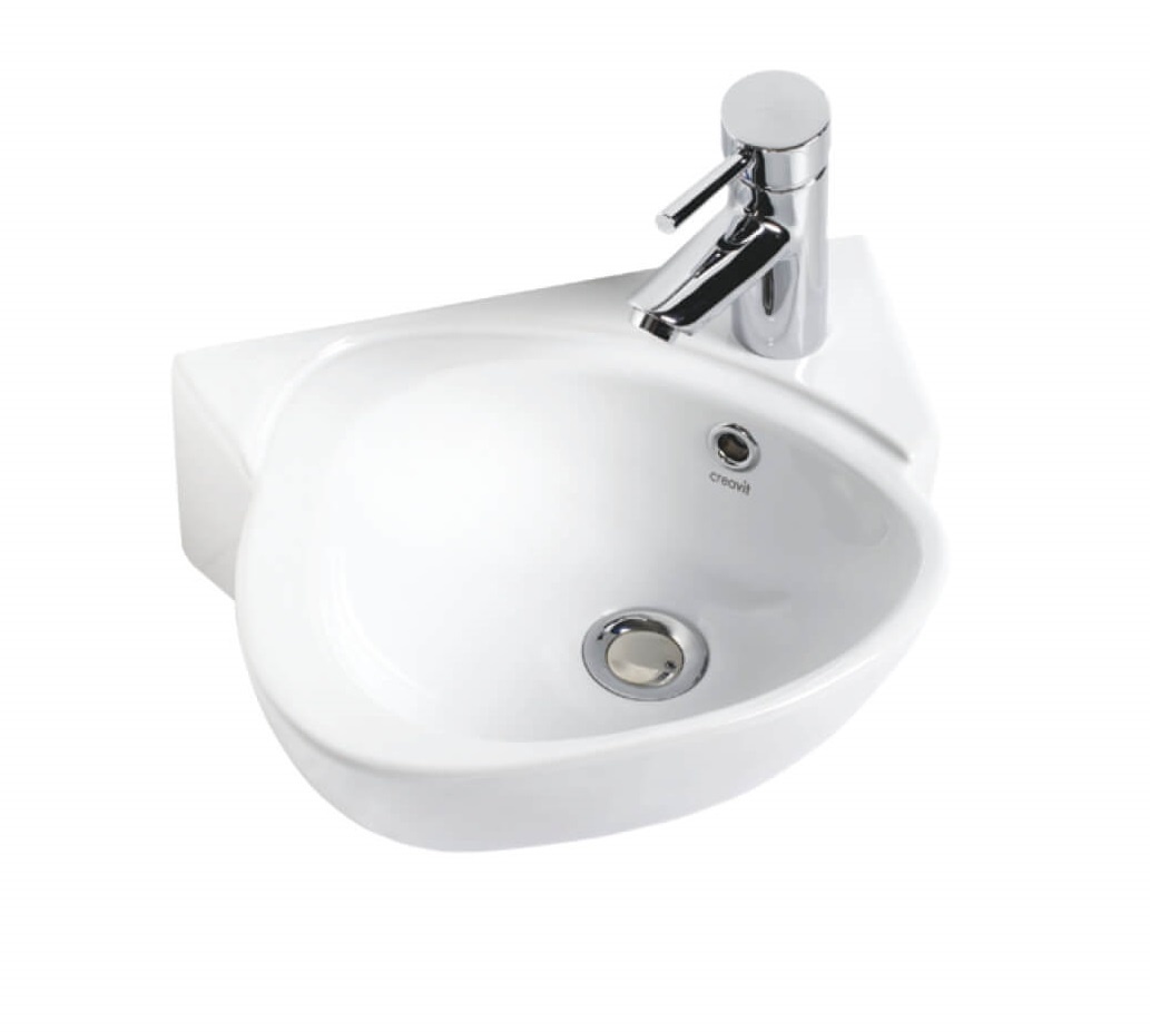 Раковина детская подвесная Creavit Cocuk CK035-00CB00E-0000 380*300 мм (белый)