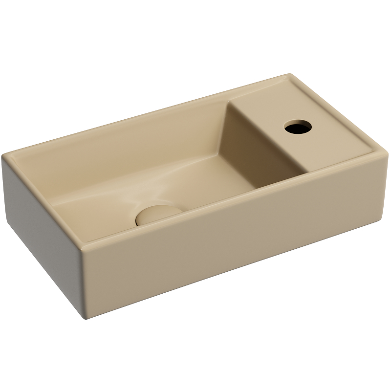 Раковина подвесная Ceramica Nova Element CN6051LMC 407*217 мм (капучино матовый)