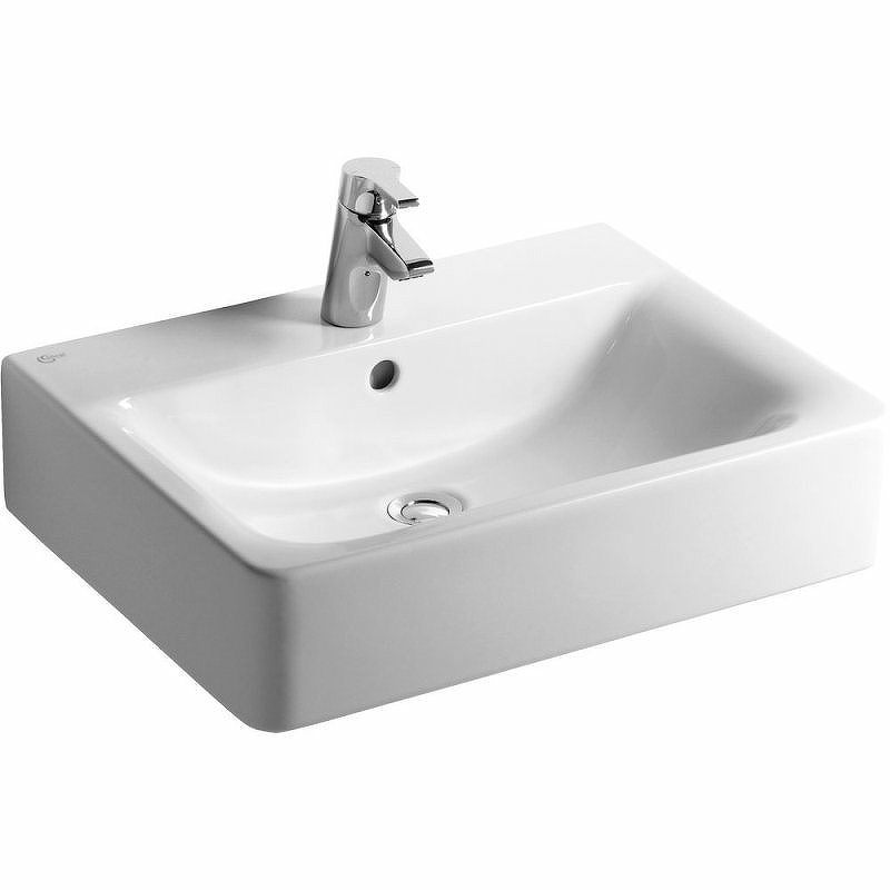Раковина подвсеная Ideal Standard Connect Cube E788601 550*375 мм (белый)