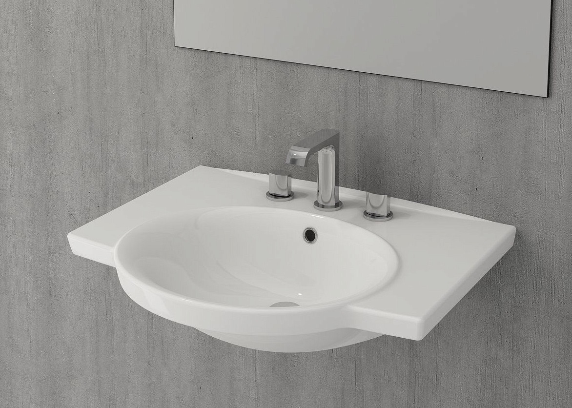 Раковина подвесная Bocchi Verona Lavabo 1043-001-0126 655*535 мм (белый)