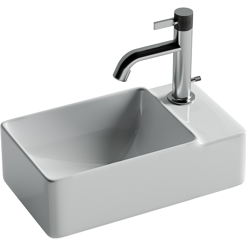 Раковина подвесная Ceramica Nova Element R CN5045 395*220 мм (белый)