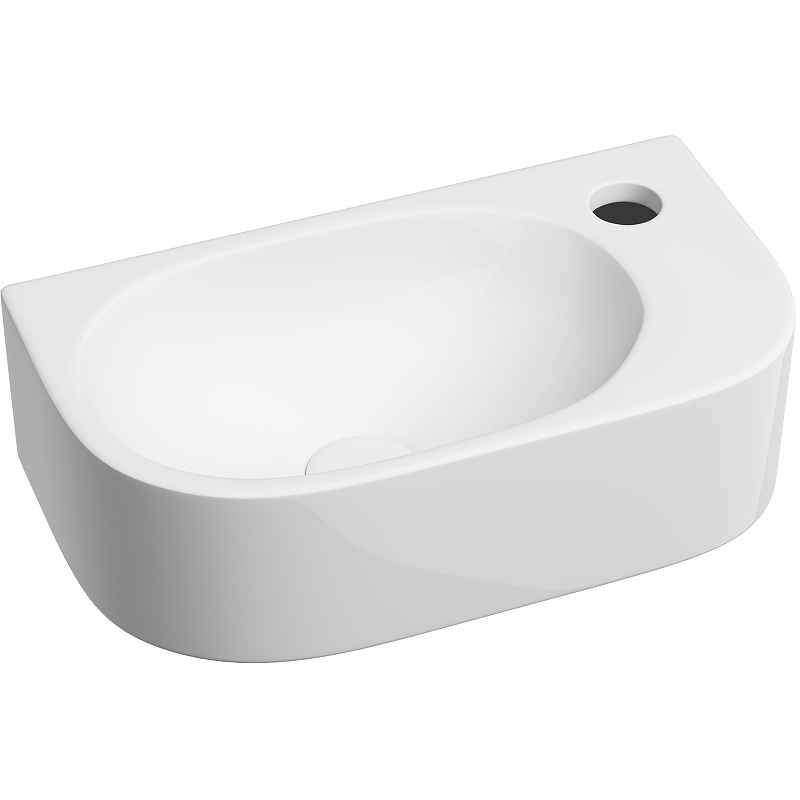 Раковина подвесная Ceramica Nova Element CN6066L 409*224 мм (белый)