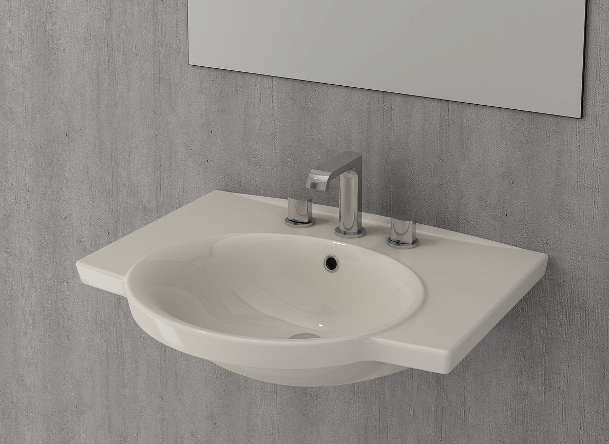 Раковина подвесная Bocchi Verona Lavabo 1043-014-0126 655*535 мм (кремовый)