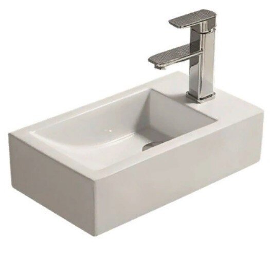 Раковина подвесная Art&Max AM-4849-L 450*250 мм (белый) L