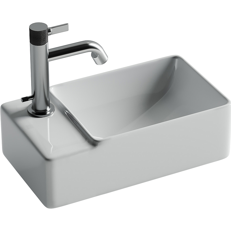 Раковина подвесная Ceramica Nova Element L CN5046 395*220 мм (белый)
