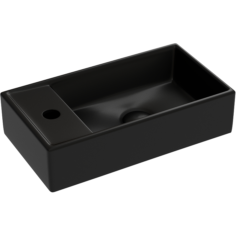 Раковина подвесная Ceramica Nova Element CN6051RMB 407*217 мм (чёрный матовый)